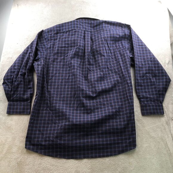 Kirkland Signature Mens Dress Shirt 3XL 19 Neck Non-Iron Traditional Fit Plaid - Picture 10 of 10